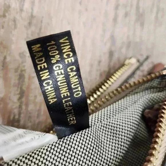 VTG Genuine Vince Camuto Leather Snake skin look. Womens shoulder purse - Picture 7 of 10